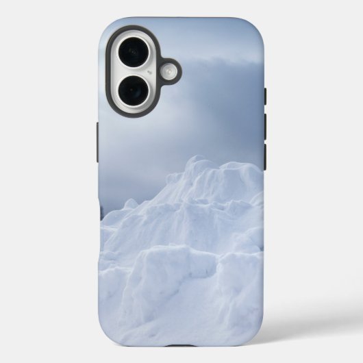 Eis und Schnee texturiert Case-Mate iPhone Hülle (Rückseite)