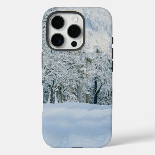 Eis und Schnee texturiert Case-Mate iPhone Hülle (Rückseite)