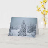 Eis und Schnee | Wald, Schweizer Alpen Karte (Gelbe Blume)