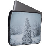Eis und Schnee | Wald, Schweizer Alpen Laptopschutzhülle (Vorne Rechts)