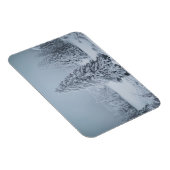 Eis und Schnee | Wald, Schweizer Alpen Magnet (Rechte Seite)