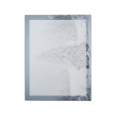 Eis und Schnee | Wald, Schweizer Alpen Notizblock (Rotiert)