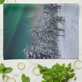 Eis und Schnee | Winterlandschaft, Finnland Geschirrtuch (Gefaltet)