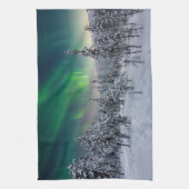 Eis und Schnee | Winterlandschaft, Finnland Geschirrtuch (Vertikal)