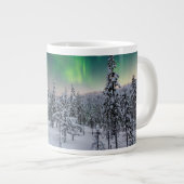 Eis und Schnee | Winterlandschaft, Finnland Jumbo-Tasse (Vorderseite Rechts)