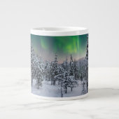 Eis und Schnee | Winterlandschaft, Finnland Jumbo-Tasse (Vorderseite)