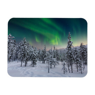 Eis und Schnee   Winterlandschaft, Finnland Magnet