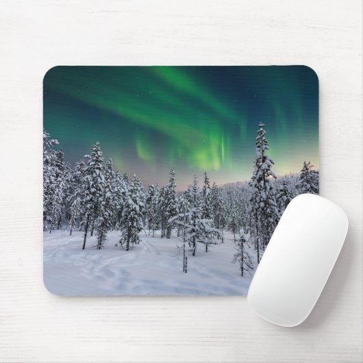 Eis und Schnee | Winterlandschaft, Finnland Mousepad (Mit Mouse)