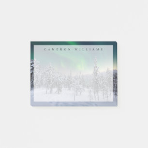 Eis und Schnee Winterlandschaft, Finnland Post-it Klebezettel
