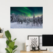 Eis und Schnee | Winterlandschaft, Finnland Poster (Heimbüro)