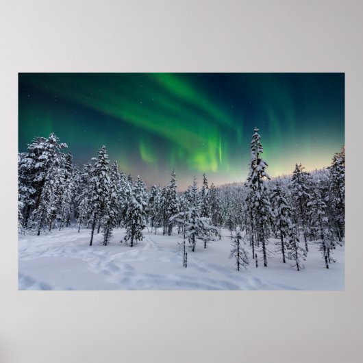 Eis und Schnee | Winterlandschaft, Finnland Poster (Vorne)