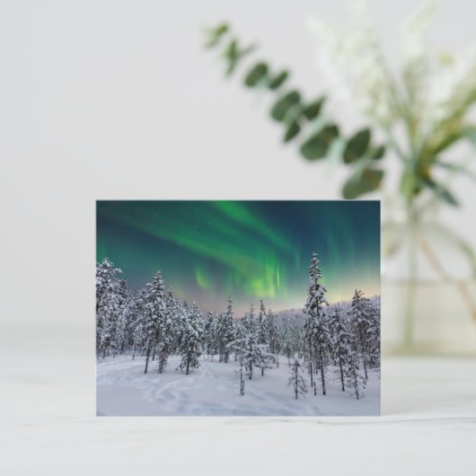Eis und Schnee | Winterlandschaft, Finnland Postkarte (Stehend Vorderseite)