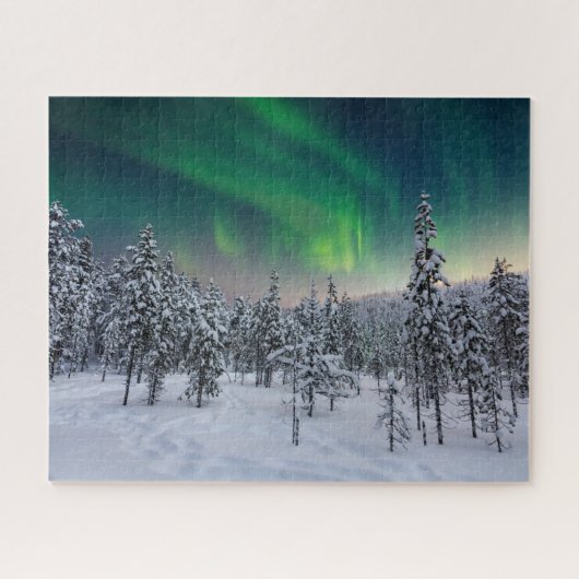 Eis und Schnee | Winterlandschaft, Finnland Puzzle (Horizontal)
