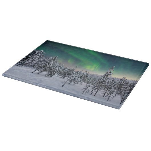 Eis und Schnee | Winterlandschaft, Finnland Schneidebrett (Ecke)