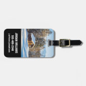 Eis und Schnee | Winterlogmelkabine Schweizer Alpe Gepäckanhänger (Vorderseite horizontal)