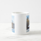 Eis und Schnee | Winterlogmelkabine Schweizer Alpe Kaffeetasse (Mittel)