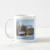 Eis und Schnee | Winterlogmelkabine Schweizer Alpe Kaffeetasse (Links)