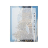 Eis und Schnee | Winterlogmelkabine Schweizer Alpe Notizblock (Rotiert)