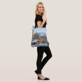 Eis und Schnee | Winterlogmelkabine Schweizer Alpe Tasche (Am Model)