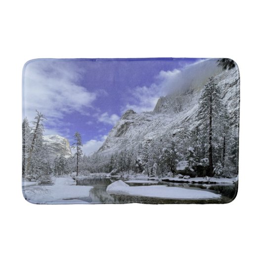 Eis und Schnee | Yosemite National Park Badematte (Vorderseite)