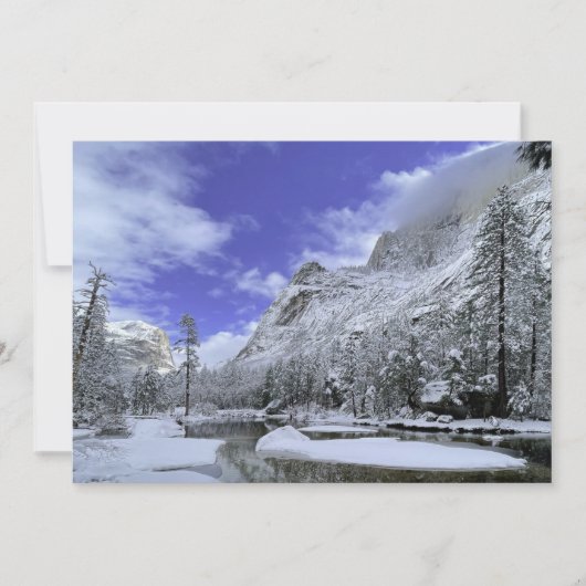 Eis und Schnee | Yosemite National Park Dankeskarte (Vorderseite)