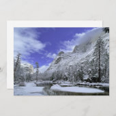 Eis und Schnee | Yosemite National Park Dankeskarte (Vorne/Hinten)