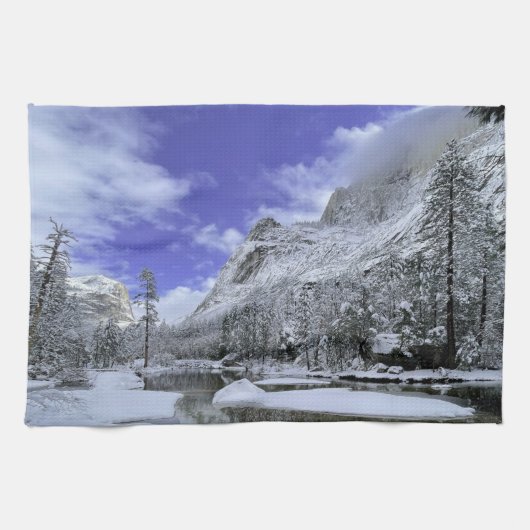 Eis und Schnee | Yosemite National Park Geschirrtuch (Horizontal)