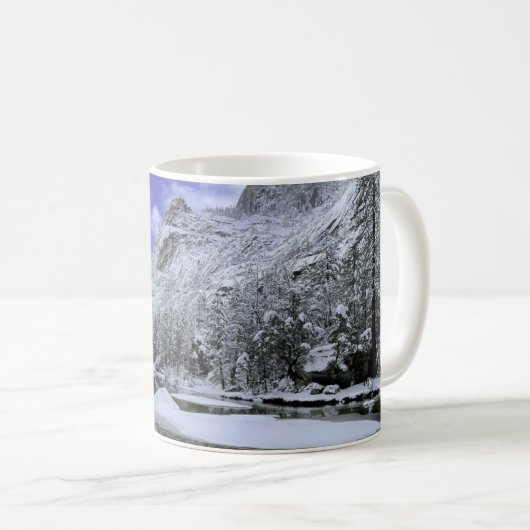 Eis und Schnee | Yosemite National Park Kaffeetasse (VorderseiteRechts)
