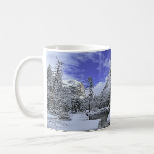 Eis und Schnee | Yosemite National Park Kaffeetasse (Links)