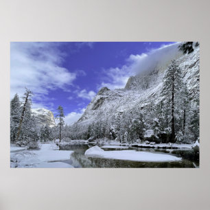 Eis und Schnee Yosemite National Park Poster