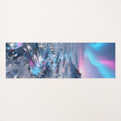 Eis- und Schneewelt schmolzen in fließende Ströme Yogamatte (Rückseite (Horizontal))