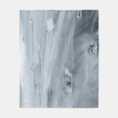 Eis und Wasser am Strand, Eisland Fleecedecke (Vorderseite)