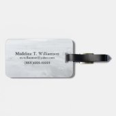 Eis und Wasser am Strand, Eisland Gepäckanhänger (Rückseite horizontal)