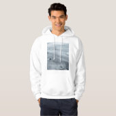 Eis und Wasser am Strand, Eisland Hoodie (Vorne ganz)