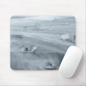 Eis und Wasser am Strand, Eisland Mousepad (Mit Mouse)