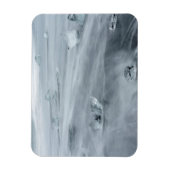 Eis und Wasser am Strand, in der Eiswelt Magnet (Vertikal)