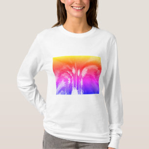 Eis- und Wintersonnen-Kunstmode T-Shirt