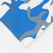 Eis-Wasser-blaue Camouflage mit kundenspezifischem Fleecedecke (Ecke)