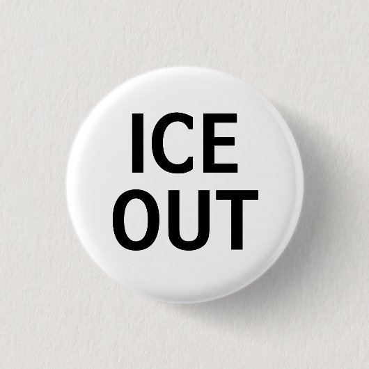 Eis-weg Anti-Eis Knopf Pin Button (Vorderseite)