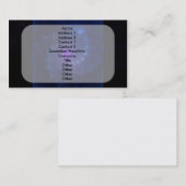 "Eis-Würfel-Geist-" Fraktal-Kunst Visitenkarte (Vorne/Hinten)
