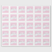 Eis-Würfel Geschenkpapier (Flach)