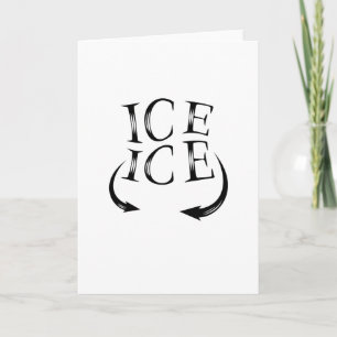 Eis x2 Kinderankündigung für schwangere Frauen Ankündigung