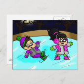 Eisabfall Postkarte (Vorne/Hinten)