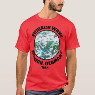Eisbach Welle München Deutschland Surf T-Shirt