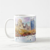 Eisbahn Central Park New York Kaffeetasse (Links)
