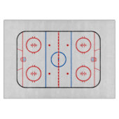 Eisbahn-Diagramm-Hockeyspiel-Entwurf Schneidebrett (Vorderseite)
