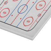 Eisbahn-Diagramm-Hockeyspiel-Entwurf Schneidebrett (Ecke)