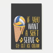 Eisball Post-it Klebezettel (Vorderseite)