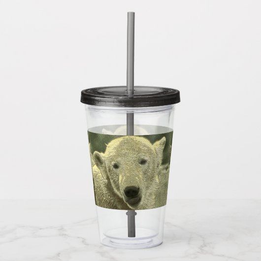 Eisbär Acryltrinkbecher (Vorderseite)
