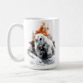 Eisbär Amerikanisches Wildtier  Kaffeetasse (Links)
